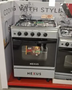 Nexus 4 Burner Gas Cooker Grey NX 6005BSI