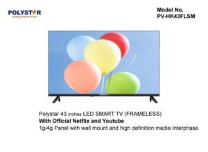 Polystar 43 Inches Smart TV PV HK43FLSM