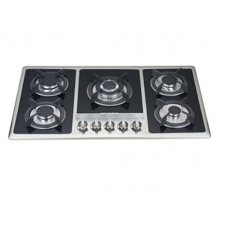 Polystar 5 Burner Table Top Gas Cooker PVJYBA90GSS | Mitos Shoppers Polystar 5 Burner Table Top Gas Cooker PV JYBA90GSS