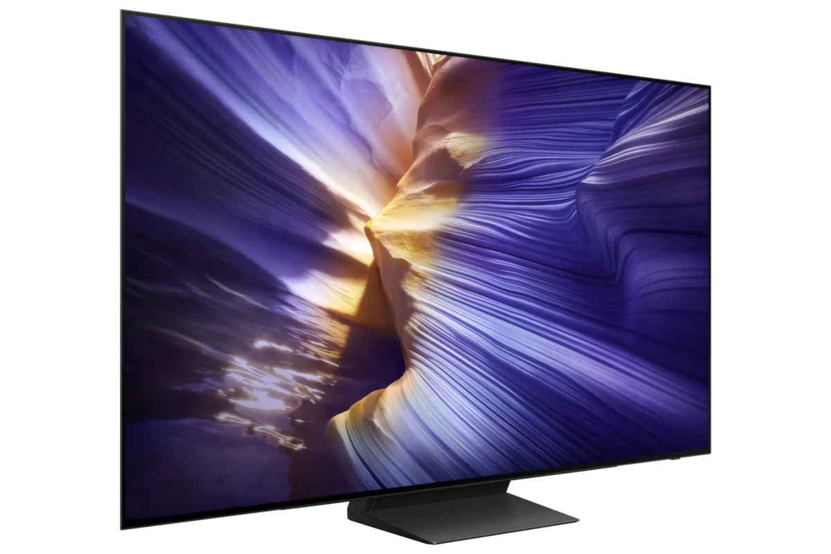 Samsung OLED AI Smart TV QA S90F 2025 side