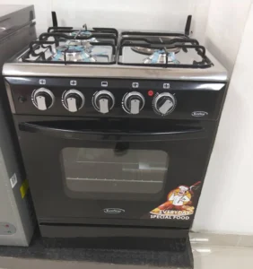 Kenstar 60x60 3 Burner + 1 Electric Hotplate Gas Cooker KS GCX6060 31S