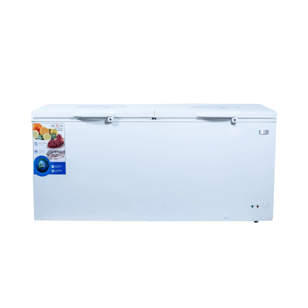 Nexus 800L Double Door Inverter Chest Freezer NX875HEI Grey | Mitos Shoppers Nexus 800L Double Door Inverter Chest Freezer NX 875HEI Grey