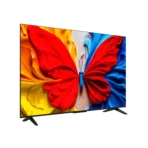 Side view of Smart QLED 2K TV standing on 2 leg stands TCL 50 inch QLED TV 50S5K