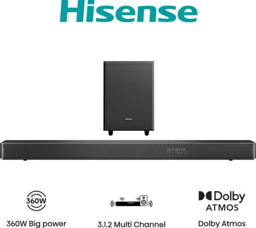 Hisense 3.1.2 CH Soundbar AUD 3120G-AX