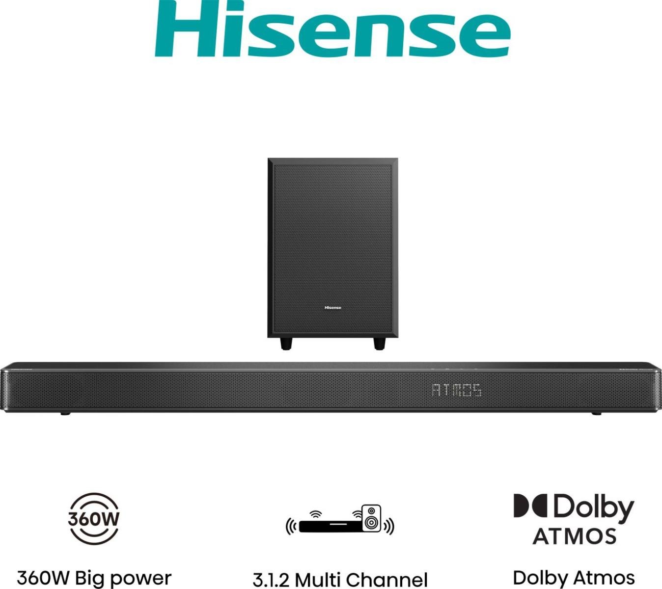 Hisense 312 CH Soundbar AUD 3120GAX | Mitos Shoppers Hisense 312 CH Soundbar AUD 3120G AX