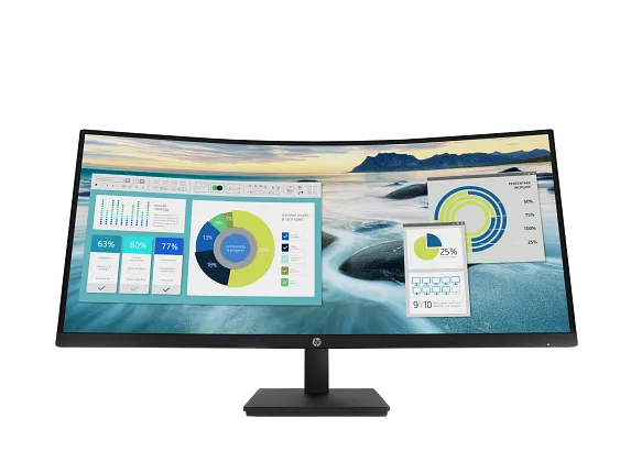 HP P34HC G4 34 Inch WQHD USB-C Curved Monitor