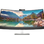 HP E34M G4 34 Inch WQHD Curved USB C Conferencing Monitor