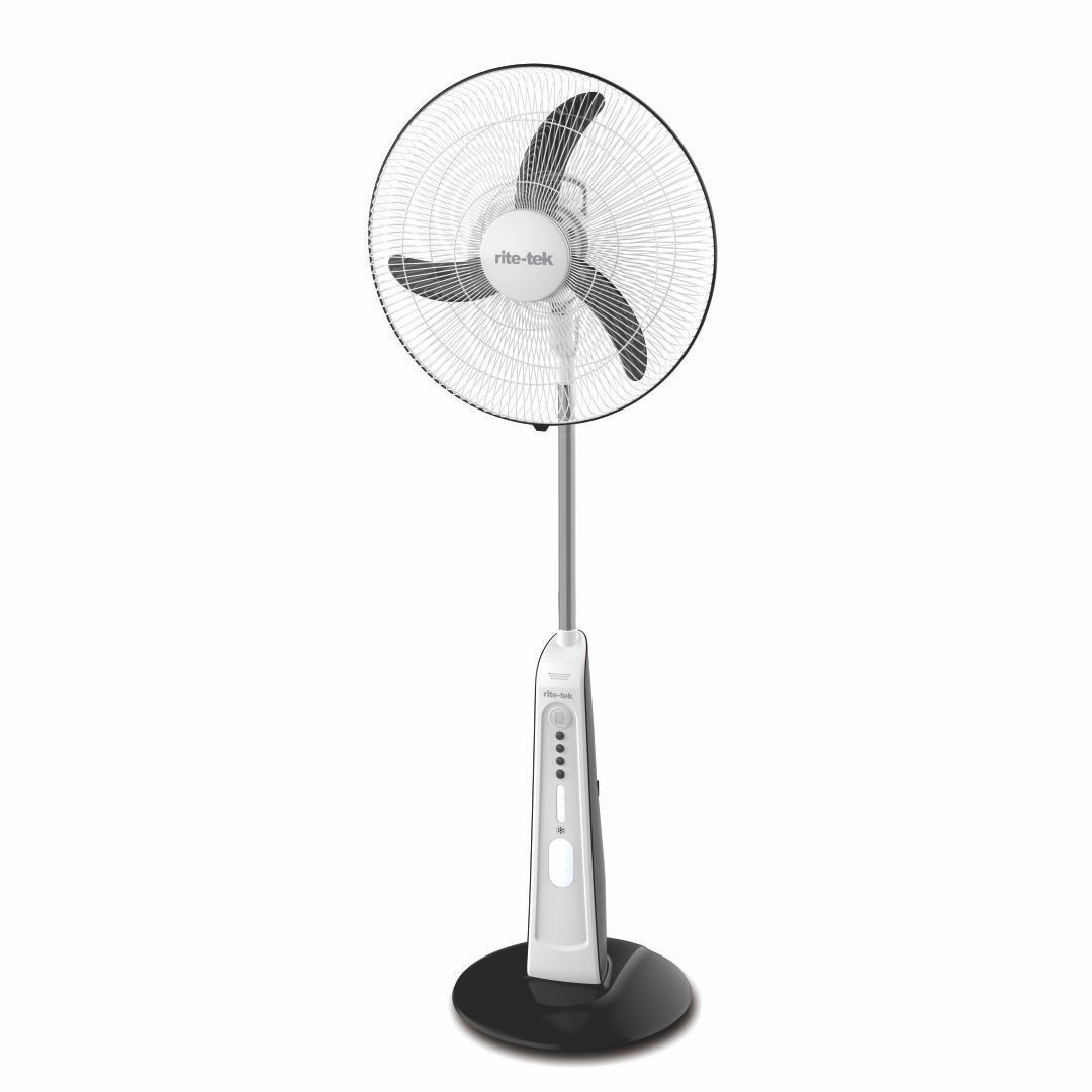 RiteTek 18 Inch Rechargeable Standing Fan RF585590 | Mitos Shoppers Rite Tek 18 Inch Rechargeable Standing Fan RF585590
