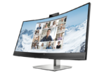 HP E34M G4 34 Inch WQHD Curved USB C Conferencing Monitor