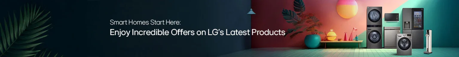 LG products shopping banner