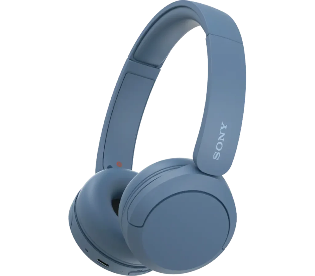 Song On Ear Wireless Headphone with Bluetooth WH CH520L Blue