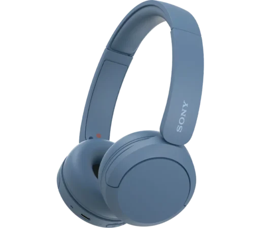 Song On Ear Wireless Headphone with Bluetooth WH CH520L Blue