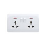 Panasonic 2 Gang 2 Device Socket Outlets WABA1721 N