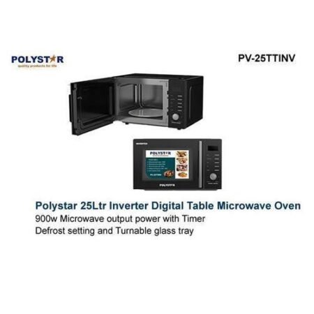 POLYSTAR 25L Inverter Digital Microwave With Grill PV-25TTINV