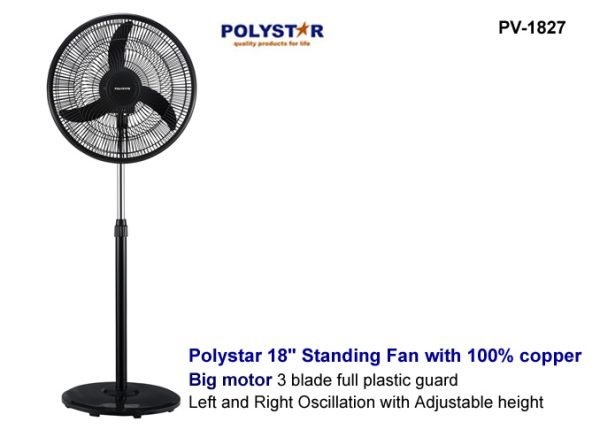 POLYSTAR 18 Inch Standing Fan PV 1827