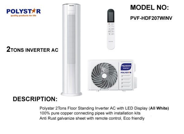 POLYSTAR 2HP Floor Standing Inverter AC PVF HDF207INV