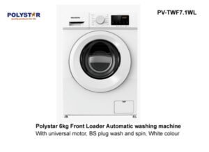 POLYSTAR 6KG Front Loader Washing Machine PV-TWF7.1WL