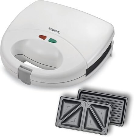 Kenwood 750W 2 in 1 Sandwich Maker with Grill WH GCC SMP01.A0WH