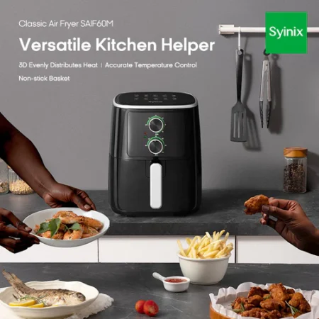 Syinix 6L 1500W Air Fryer SAIF 60M