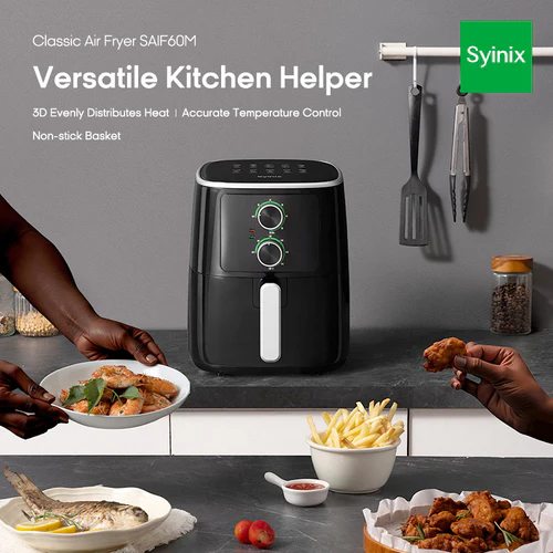 Syinix 6L 1500W Air Fryer SAIF 60M