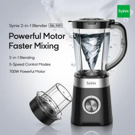 Syinix 1.5L 700W 2 in 1 Blender SBL 70E1