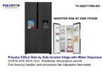 POLYSTAR 502L Side by Side Inverter Refrigerator PV SBS777WD INV