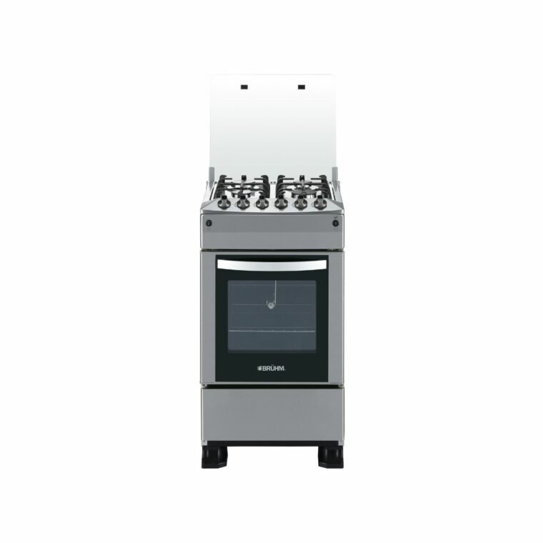 Bruhm 50 X 50 Gas Cooker BGC5640SS | Mitos Shoppers Bruhm 50 X 50 Gas Cooker BGC 5640SS