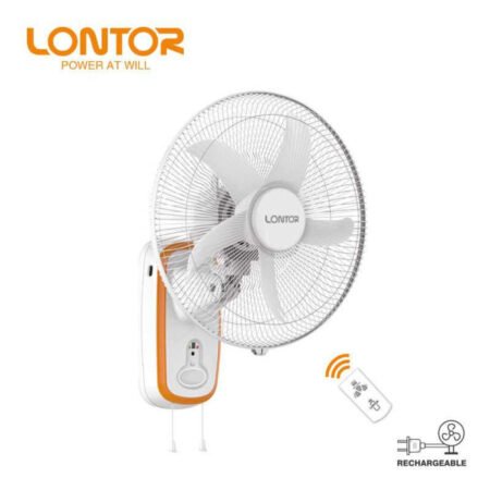 Lontor 16 Inch Rechargeable Wall Mounted Fan CTL CF015R 16SP