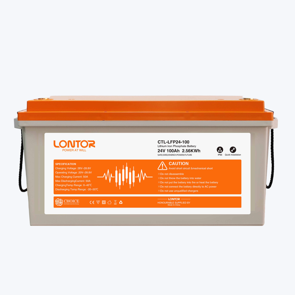Lontor 256V 100Ah LiFePO4 Battery Solar Inverter CTL LFP24 100