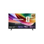 Colorful Hisense TV packaging with NEW 2026 badge and FIFA sponsor logo displaying OFFICIAL SPONSOR text