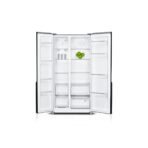 Black glass door Electronic temperature control External LED display  Interior LED light Twist ice maker