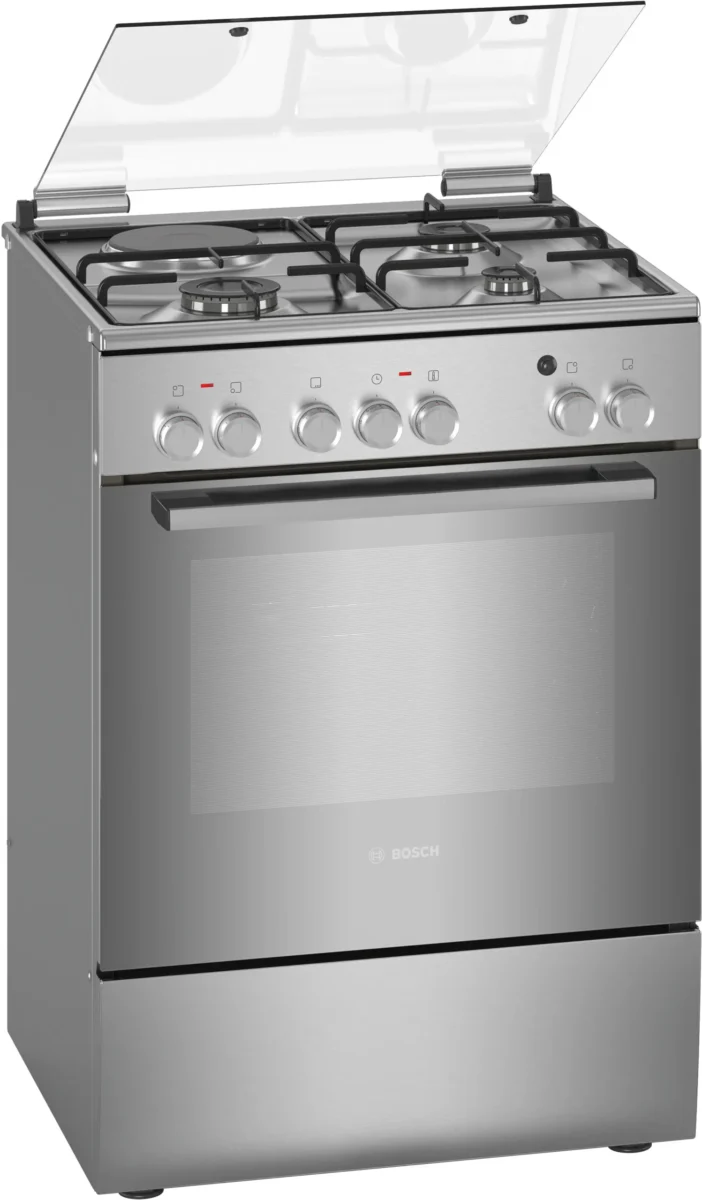 Bosch 60cm 3Gas 1Electric Cooker HXA158F50S