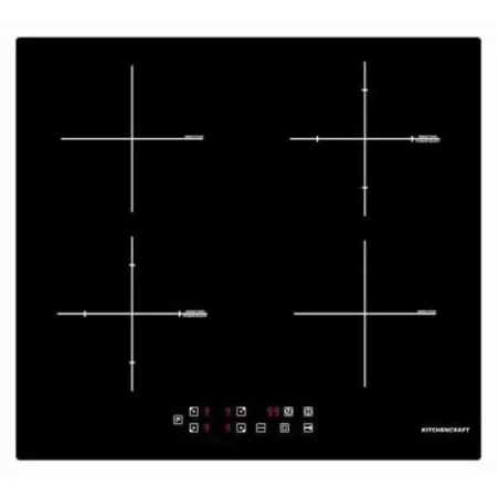 KitchenCraft 4 Burner Induction Hob Black Magic i6002