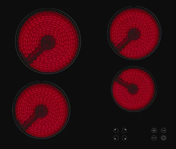 iMAGE 4 Electric Bult In Hob IM P604V P