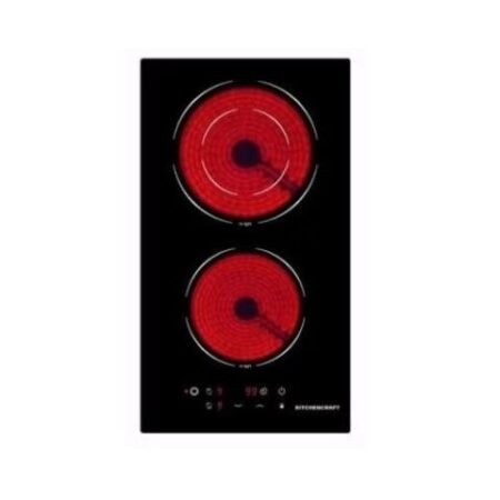 KitchenCraft 30cm 2 Burner Ceramic Hob Black Magic VC3001