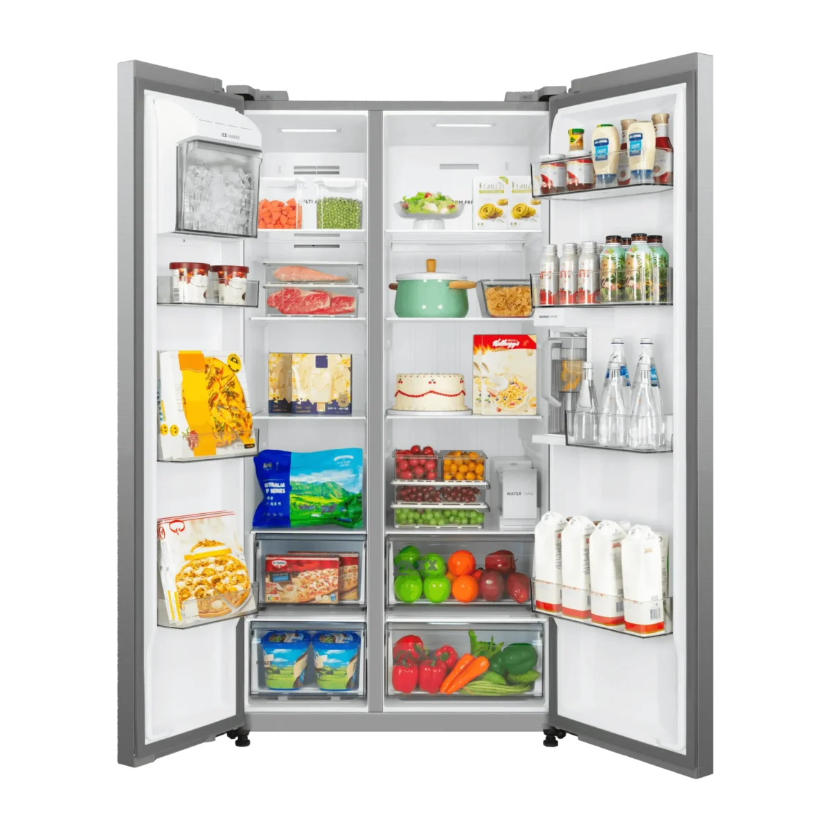 Midea 681L Side By Side Refrigerator Spacemaster MDRS925FIU46D