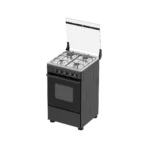 Midea 50x55cm 4 Cooktop Burners Gas Cooker 5055 4G057 B Black