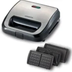 Kenwood 3Plates SandWich Maker 750W SMM02000SI