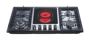 iMAGE 4Gas 1Electric Bult In Gas Stainless Hob IM 90EG5 SB