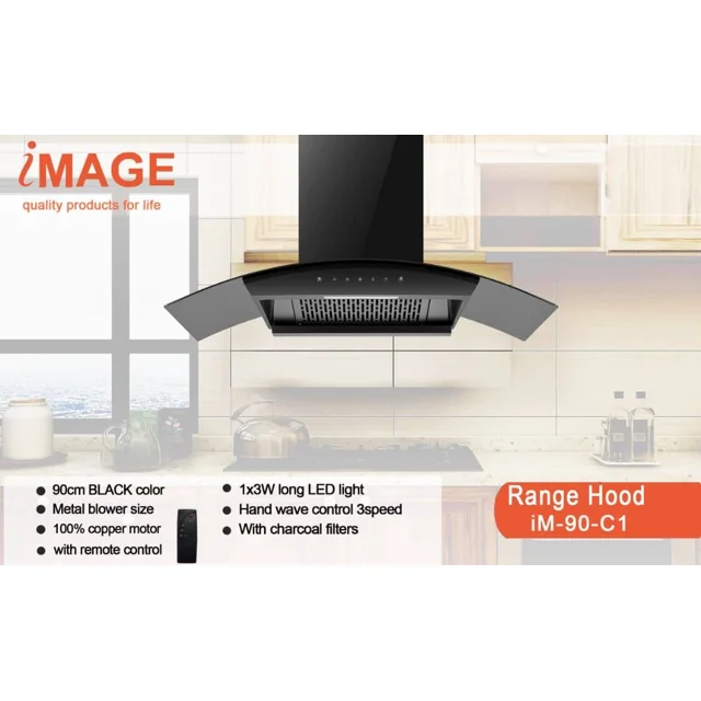 iMAGE 90cm Range Hood Extractor IM90C1 | Mitos Shoppers iMAGE 90cm Range Hood Extractor IM 90C1