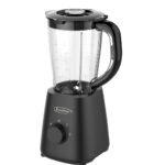 KenStar blender with black base and clear pitcher on a white background