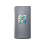Tall gray Barossa single door refrigerator with a colorful label panel on the door AEON Barossa 176L Single Door Refrigerator BRS190S