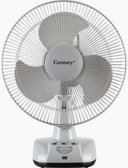 Century 12 Inch Portable Rechargeable Fan FRCT30D | Mitos Shoppers Century 12 Inch Portable Rechargeable Fan FRCT 30 D