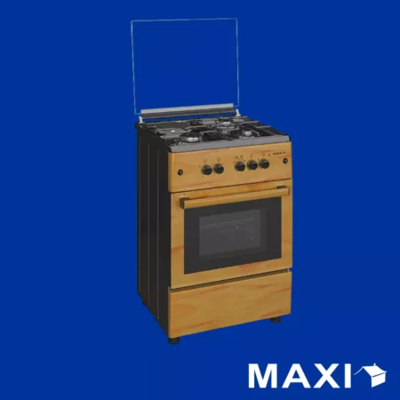 Maxi Gas Cooker 60x60cm 3+1 Gas Cooker Wood