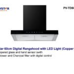 Polystar 60cm Digital Cooker Hood With Voice Control PV TD6010BVC
