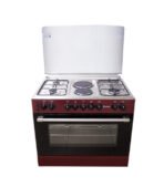 Haier Thermocool 90x60cm 4 Gas Cooker 2 Electric Burners STD D MADAME 904G2E OG 9842 BUR