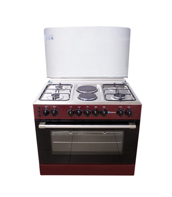 Haier Thermocool 90x60cm 4 Gas Cooker 2 Electric Burners STD D MADAME 904G2E OG 9842 BUR
