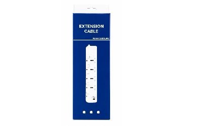 Maxi 4 Socket Extension Cable With USB MAXIEXT5K4U3GLPU