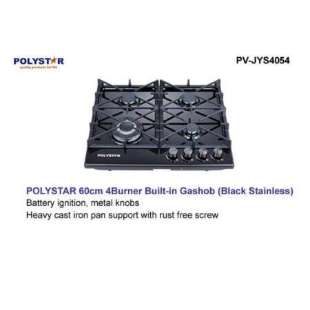 Polystar 60cm 4 Burner Built In Gas Hob Colored PV JYS4054