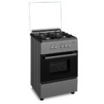 Maxi 60x60 4 Burner Gas Cooker Black Glass Top MAXIST60MG4G088
